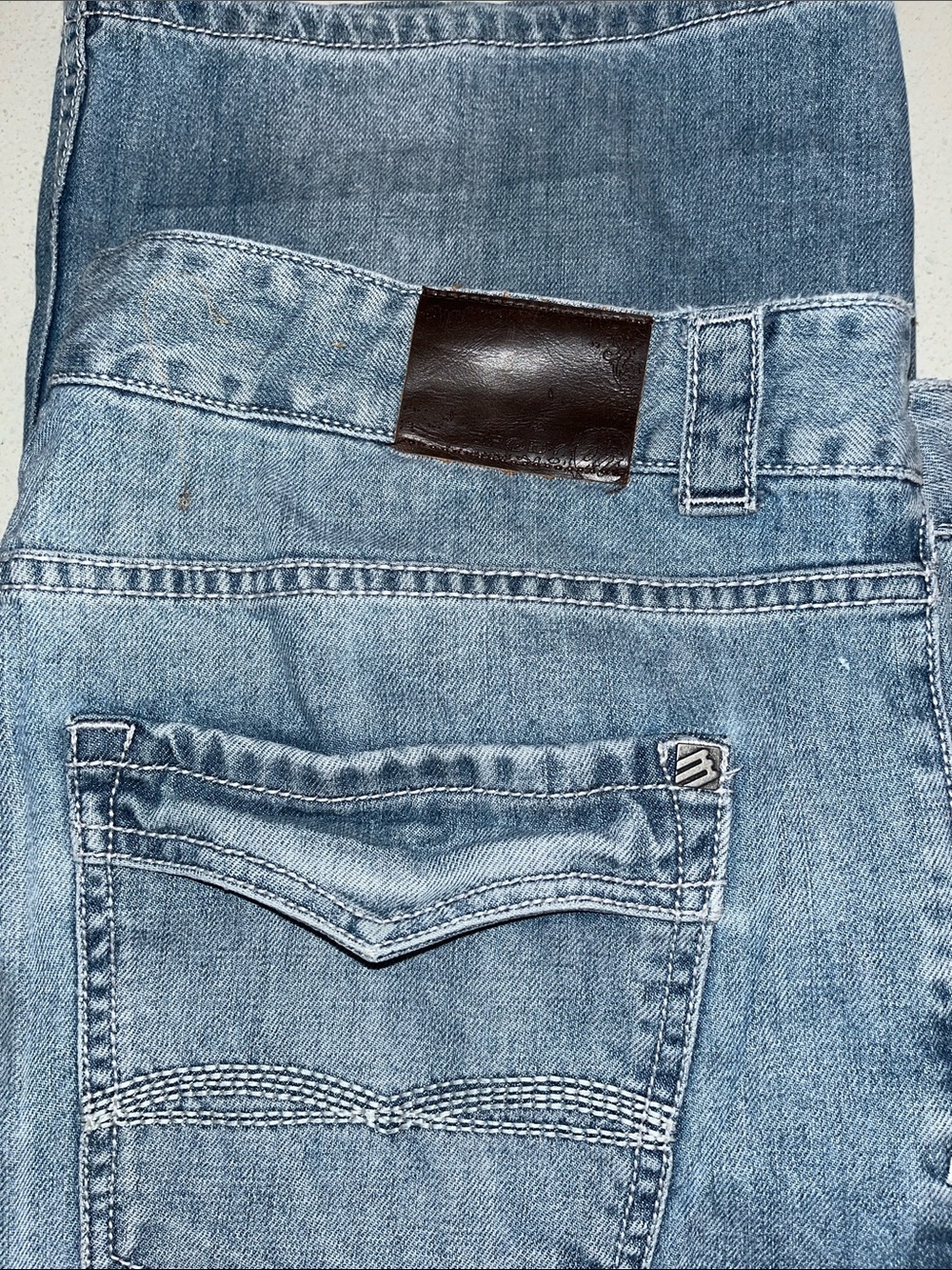 Brody Jeans Men's Light Blue Bootcut Jeans - Classic Casual Fit